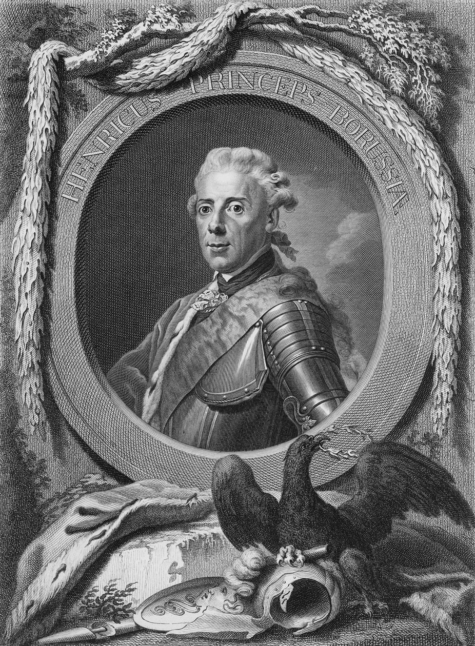 Portret księcia Henryka Pruskiego (1726-1802), 1779 autorstwa Anton Graff