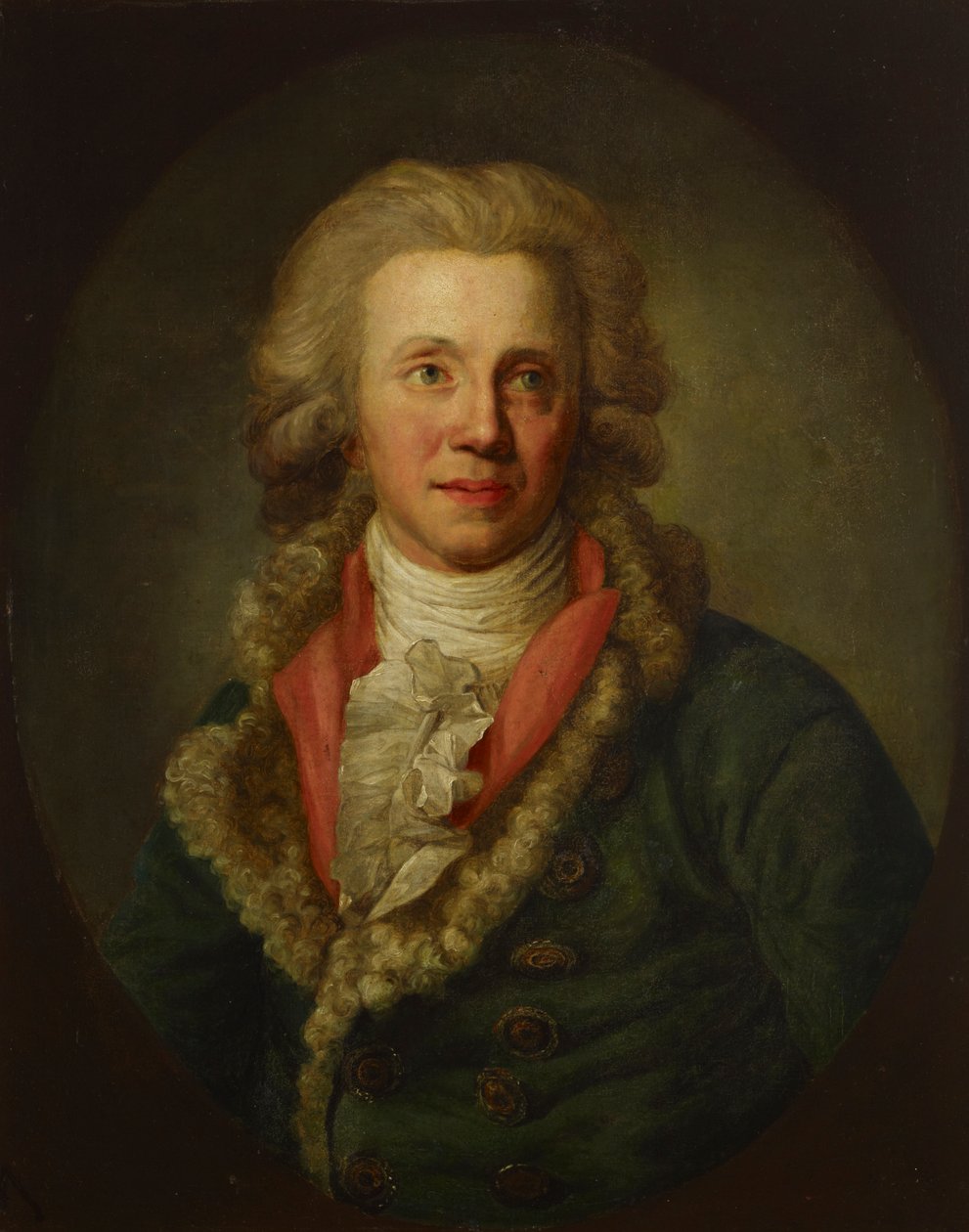 Portret aktora Christiana Wilhelma Opitza 1756-1810 . autorstwa Anton Graff