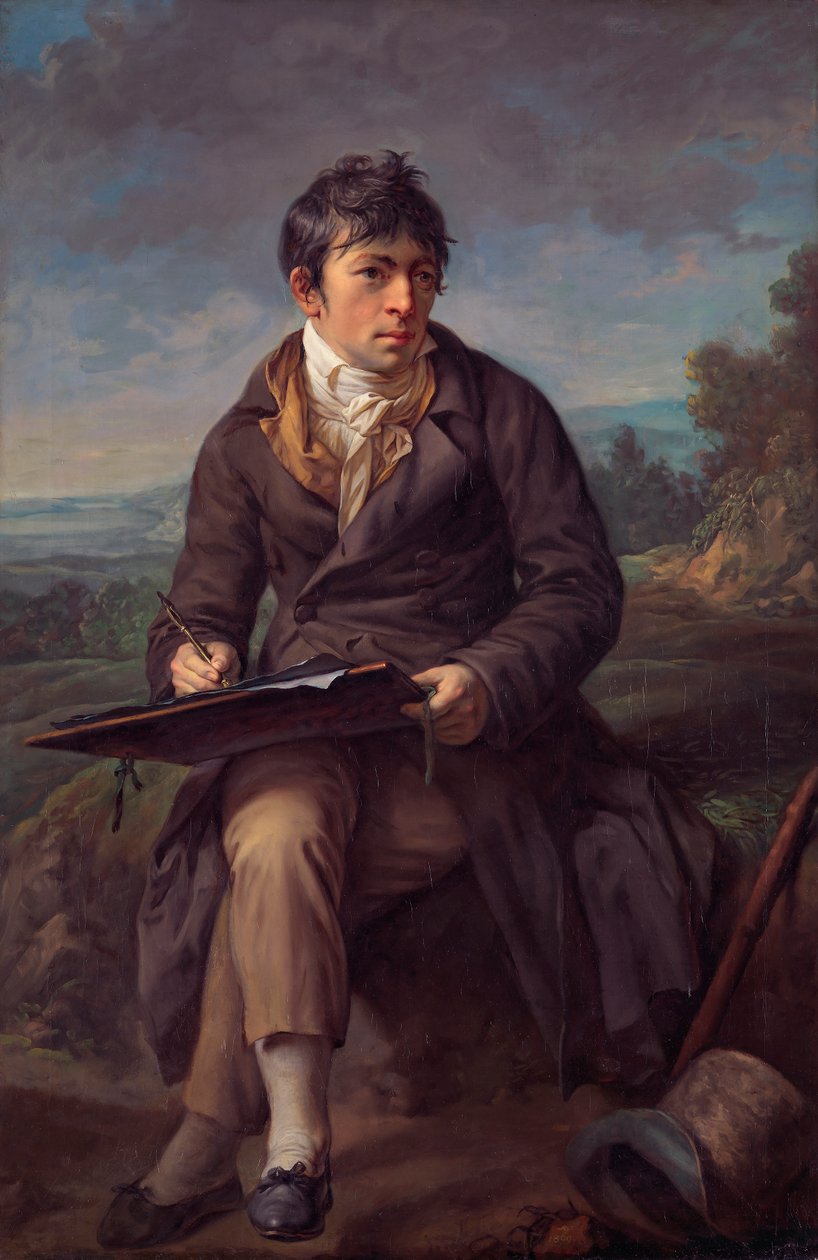 Portret malarza pejzażysty Carla Antona Graffa autorstwa Anton Graff