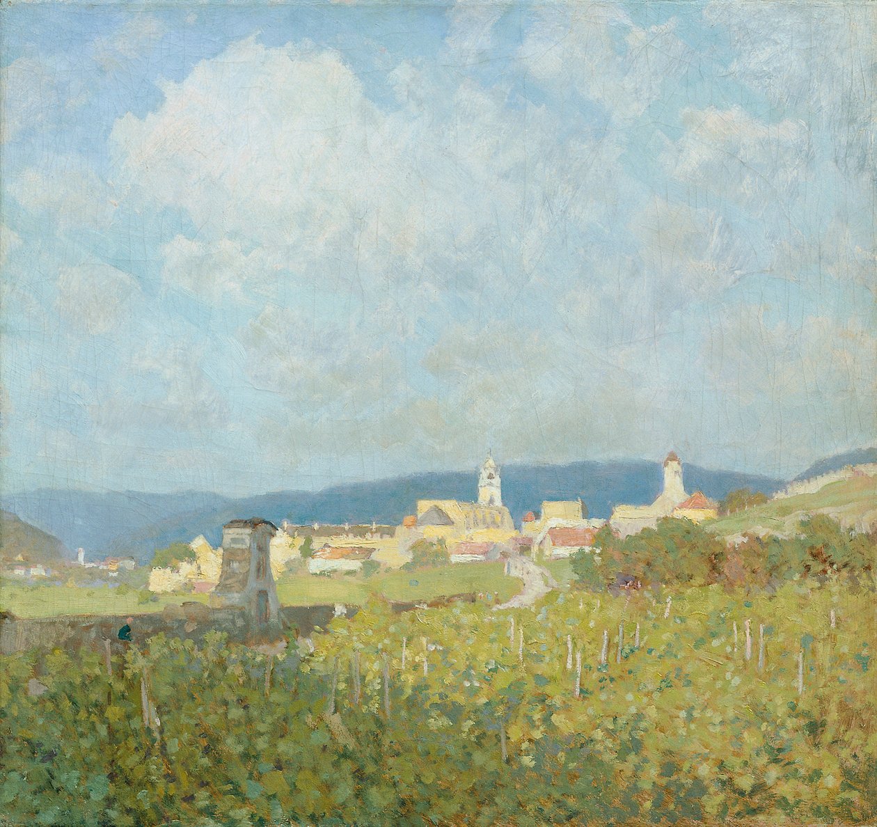 Durnstein w Wachau autorstwa Anton Hans Karlinsky