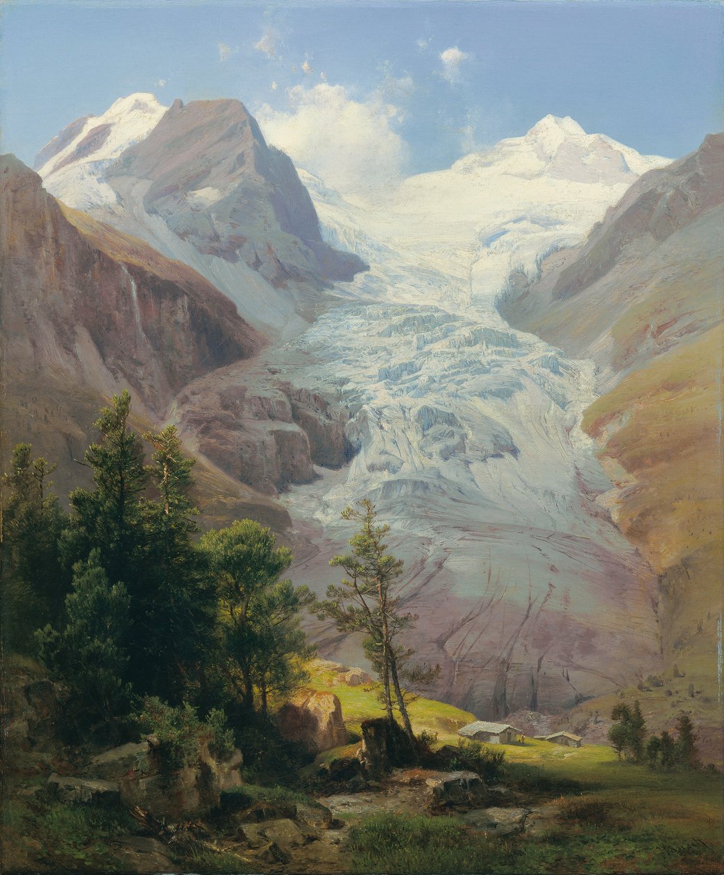 Lodowiec Palü autorstwa Anton Hansch