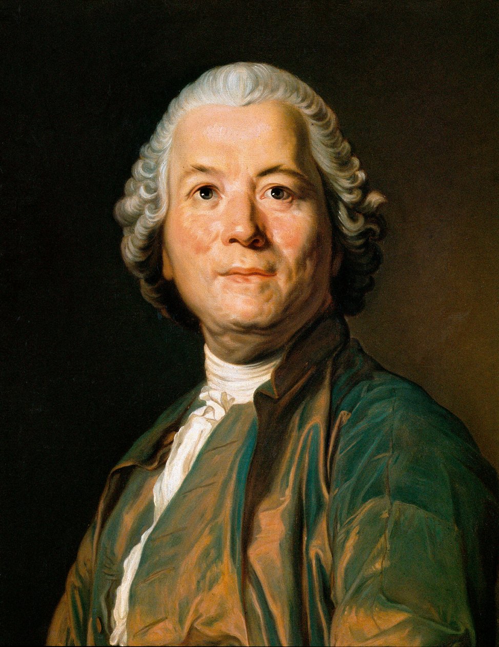 Portret Christopha Willibalda Glucka (1714-1787), niemieckiego kompozytora. Obraz Antona Hansmana (XIX wiek) autorstwa Anton Hansman