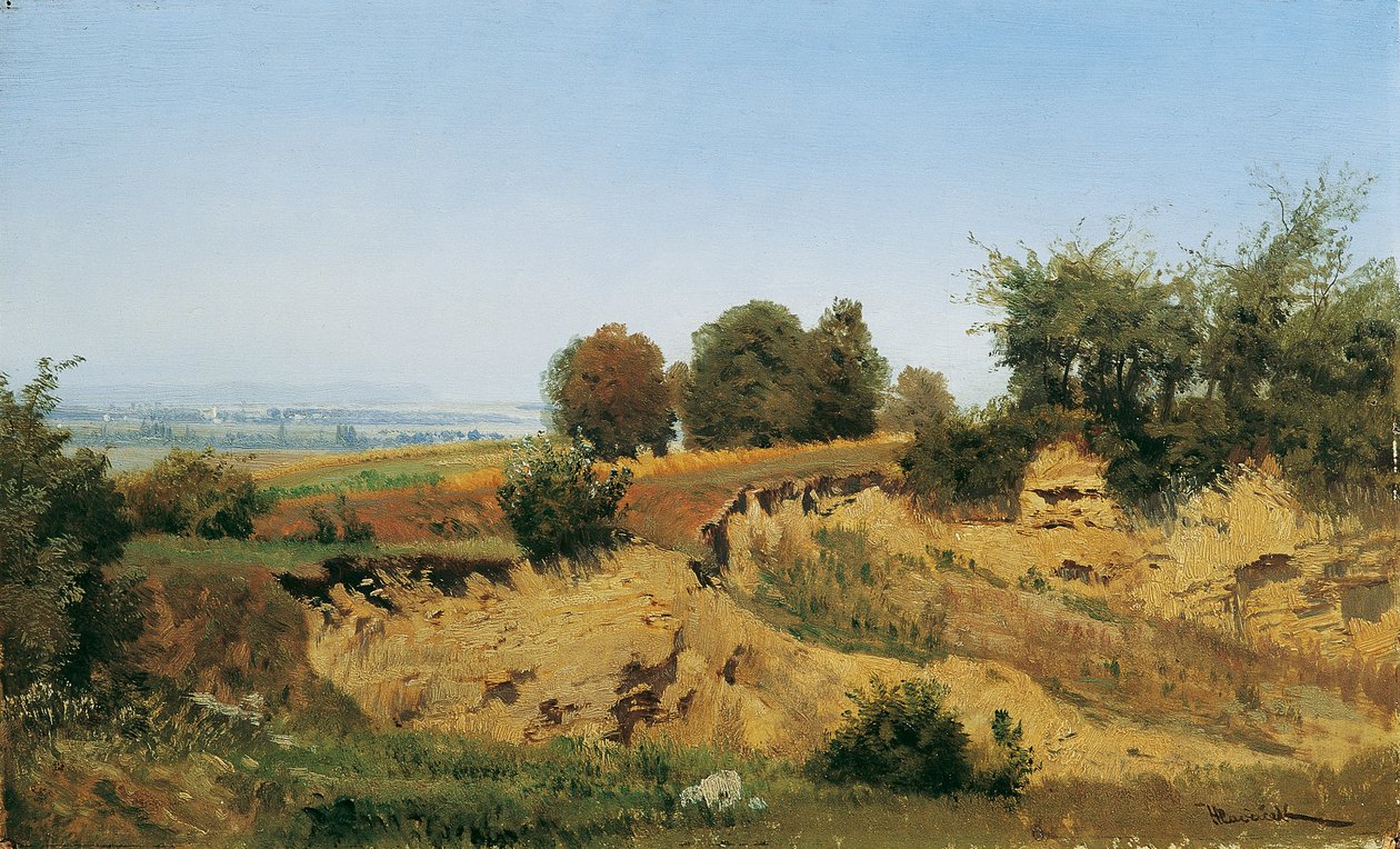 W pobliżu Mannersdorf w górach Leithage autorstwa Anton Hlavacek