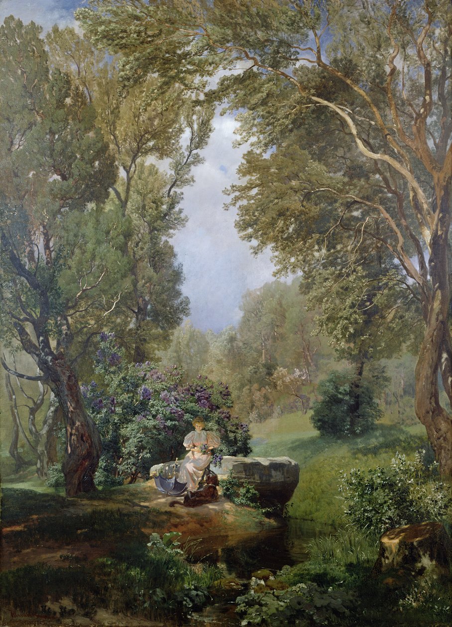 Nieznany obraz autorstwa Anton Hlavacek