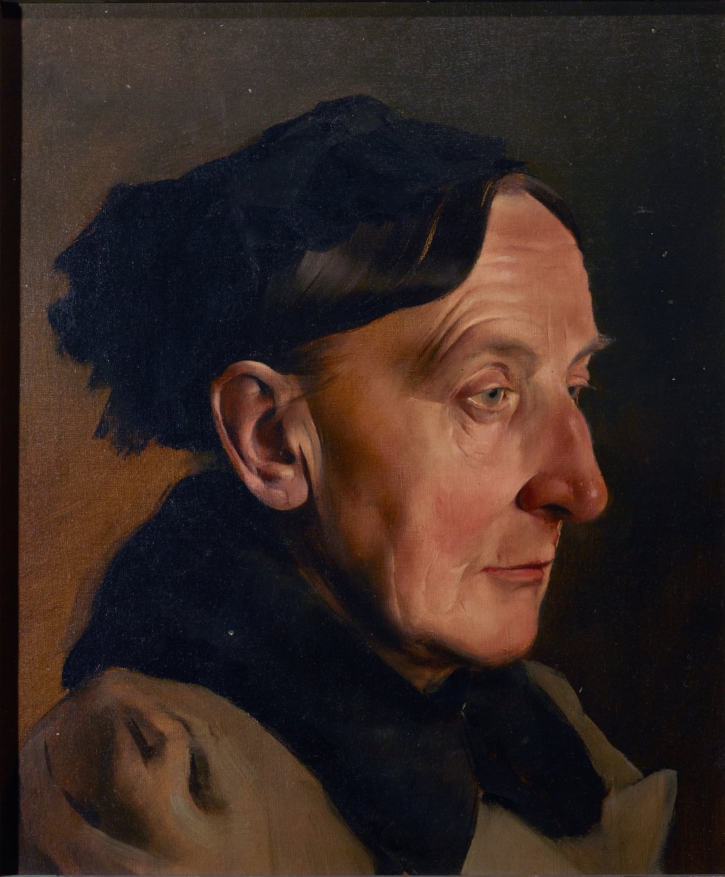 Głowa starej kobiety autorstwa Anton Josef von Kenner