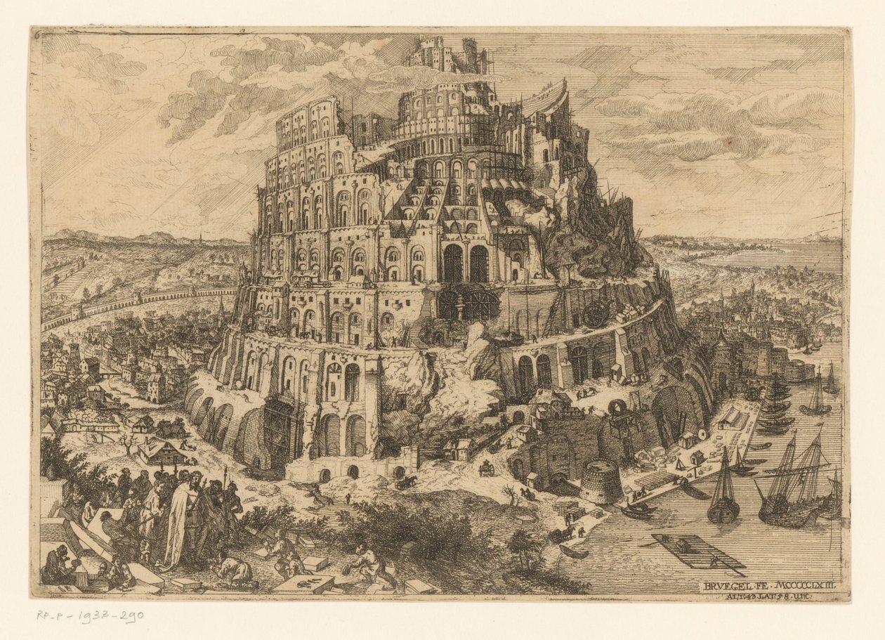 Wieża Babel autorstwa Anton Joseph von Prenner