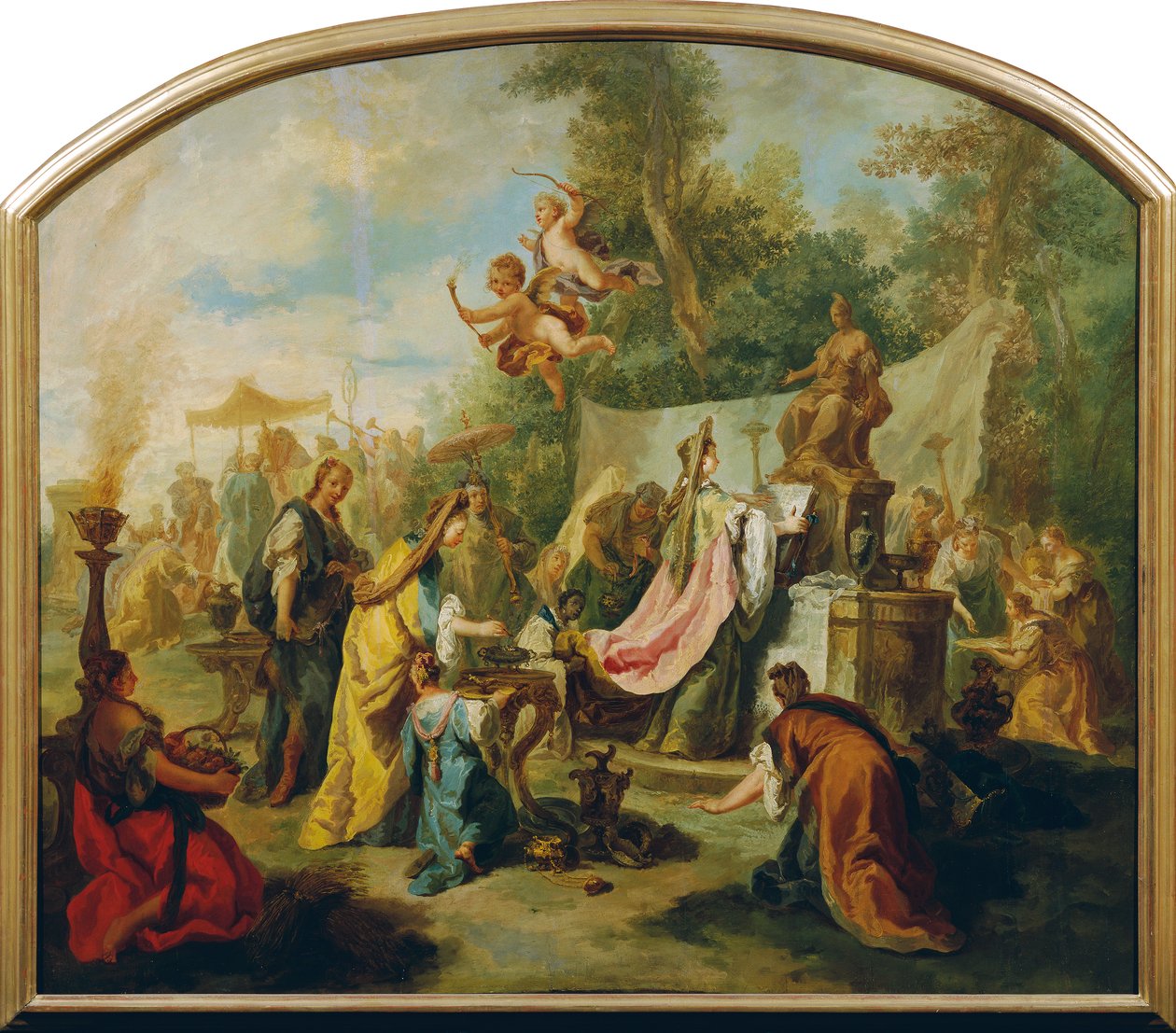 Starożytna scena ofiarna autorstwa Anton Kern