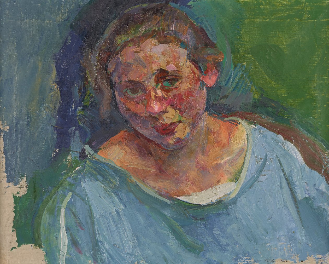 Portret Hildy Stuhler-Herzmansky autorstwa Anton Kolig