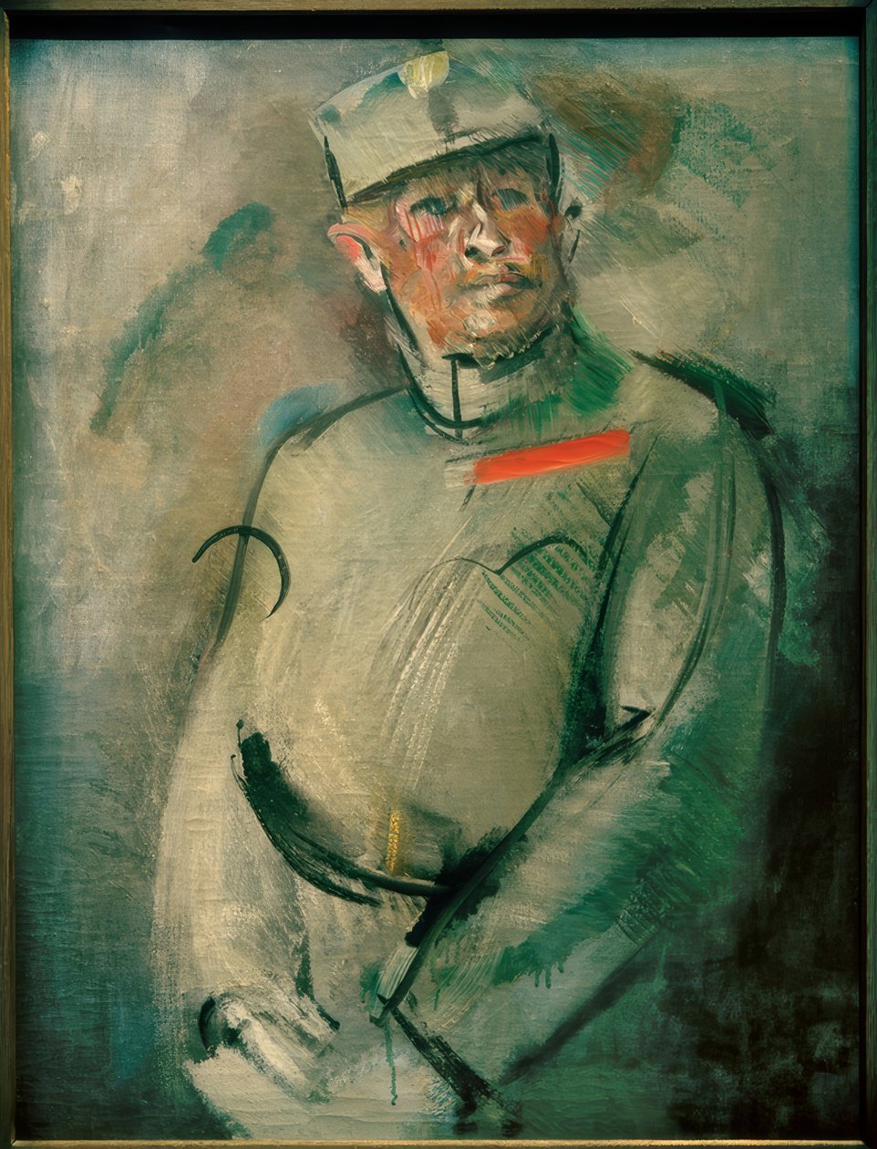 Portret austriackiego oficera autorstwa Anton Kolig