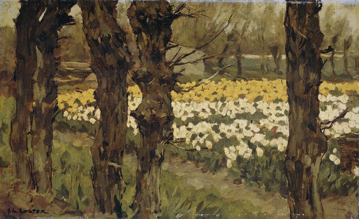 Pola tulipanów autorstwa Anton L. Koster