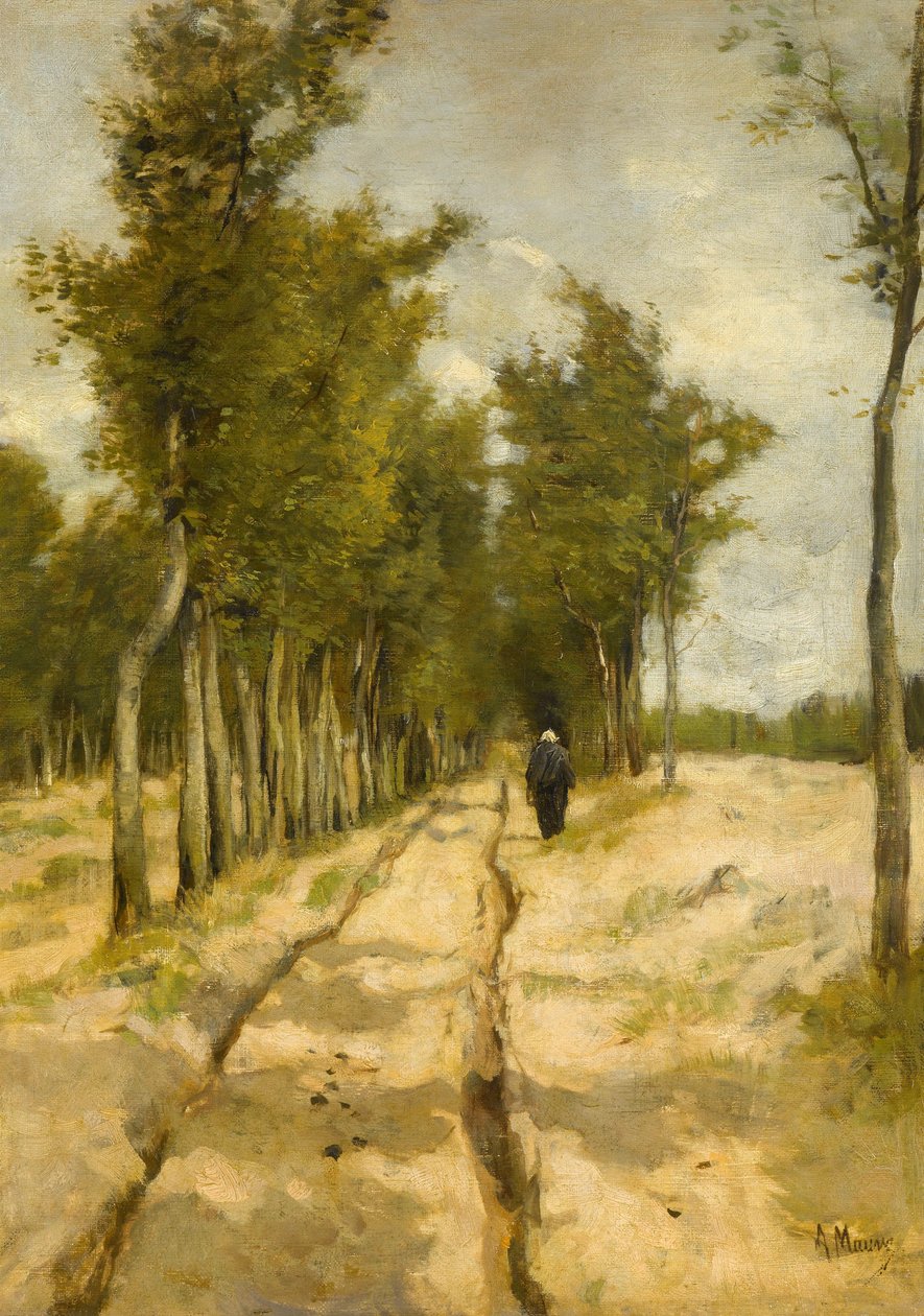 Torenlaan w Laren autorstwa Anton Mauve