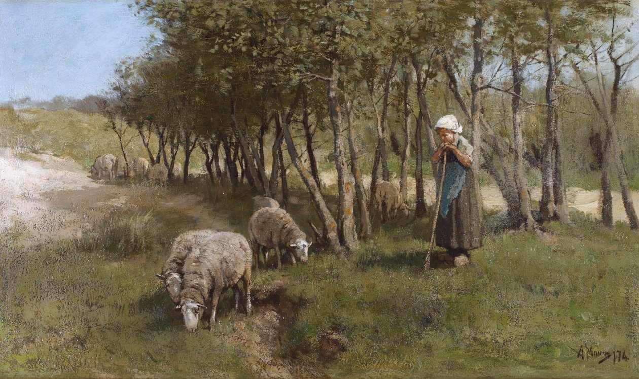 Wydma Dekkers, autor: Anton Mauve autorstwa Anton Mauve