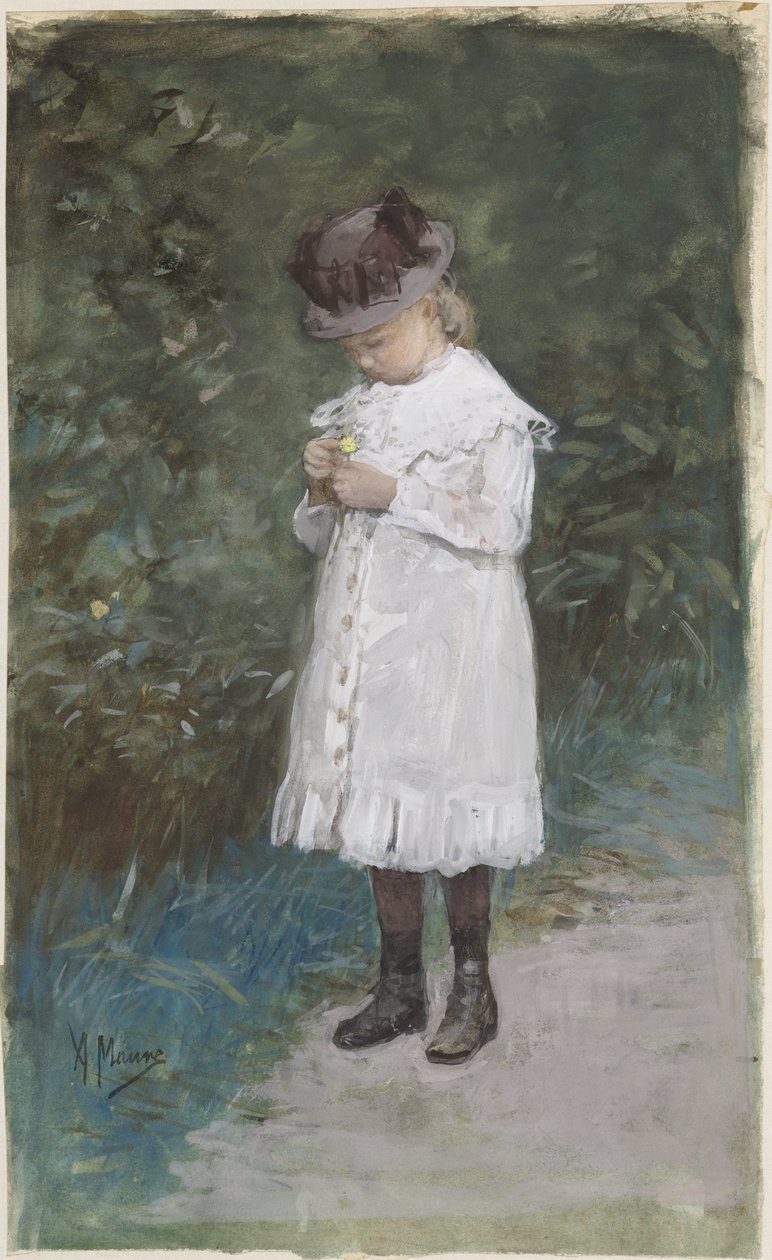 Elisabeth Mauve (ur. 1875), córka artysty autorstwa Anton Mauve