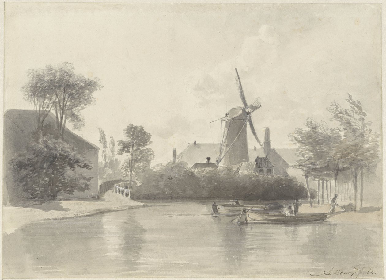 Widok Haarlemu autorstwa Anton Mauve