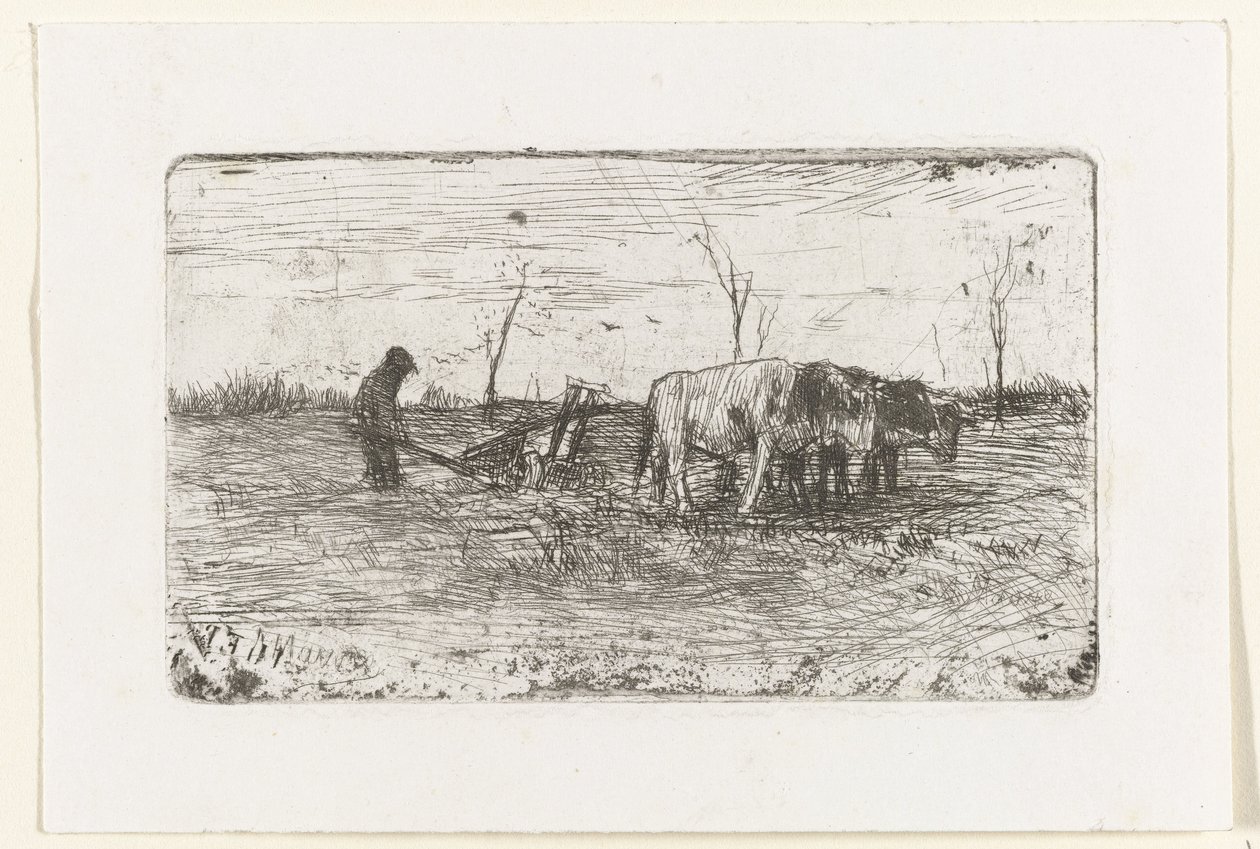 Orka Wołów autorstwa Anton Mauve