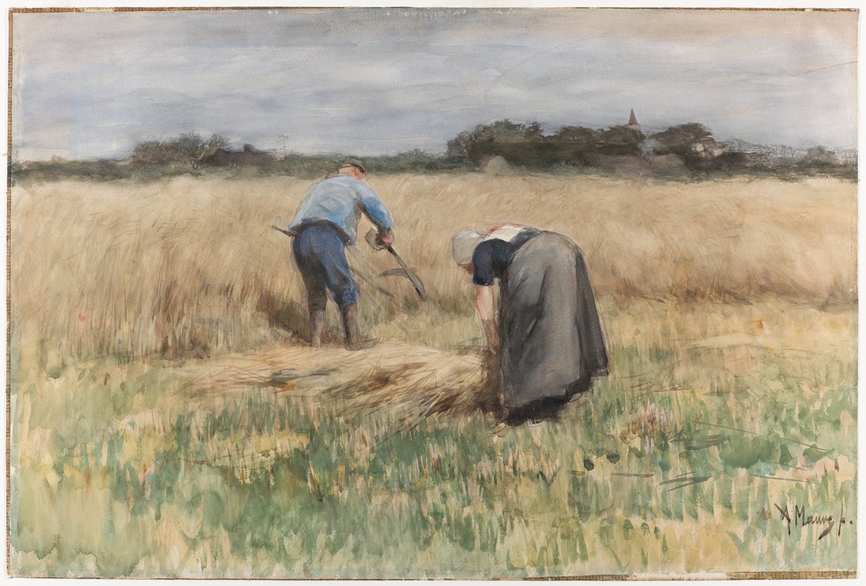Żniwa autorstwa Anton Mauve