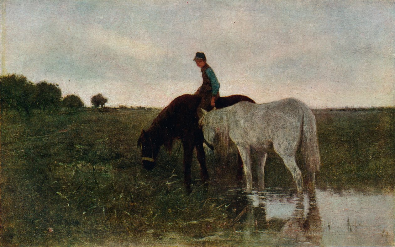 Podlewanie koni, 1871, 1913 autorstwa Anton Mauve