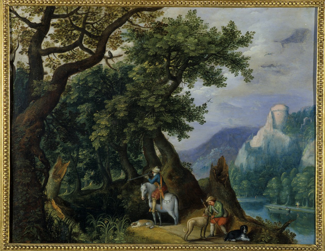 Polowanie, 1614 autorstwa Anton Mirou