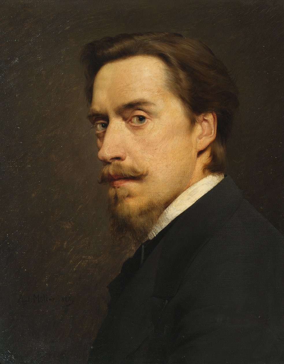 autoportret autorstwa Anton Muller