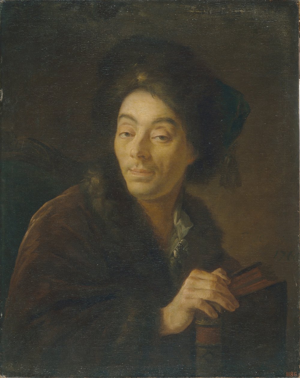 Portret aktora Jakowa Daniłowicza Szumskiego 1732-1812, 1760 autorstwa Anton Pavlovich Losenko