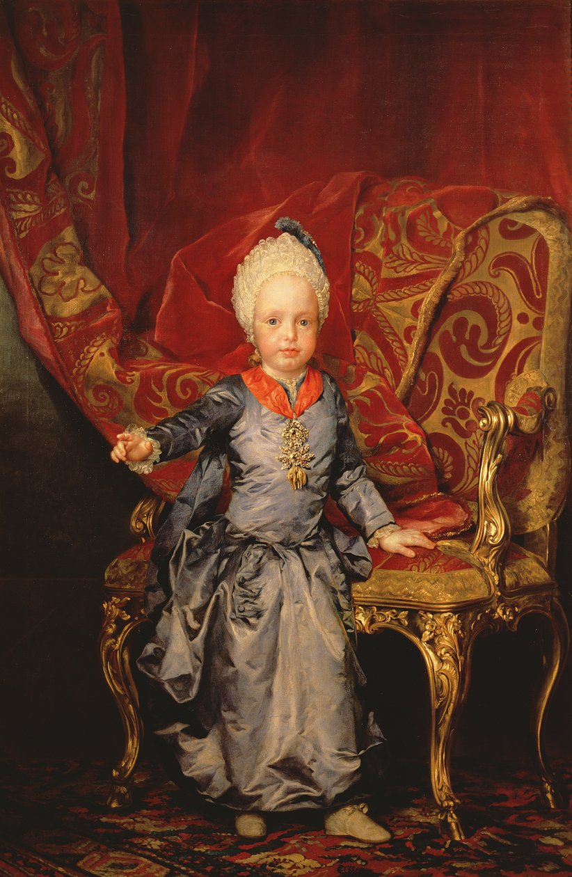 Arcyksiążę Franciszek Austrii autorstwa Anton Raphael Mengs
