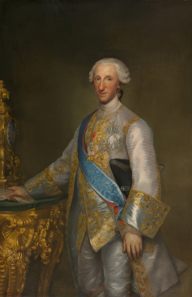 Portret infanta Don Luisa de Borbon autorstwa Anton Raphael Mengs