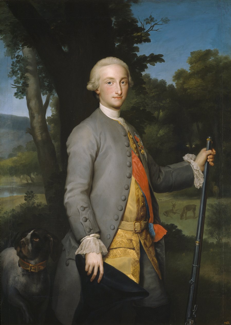 Karol IV z Hiszpanii jako książę Asturii, ok. 1764-1765 autorstwa Anton Raphael Mengs