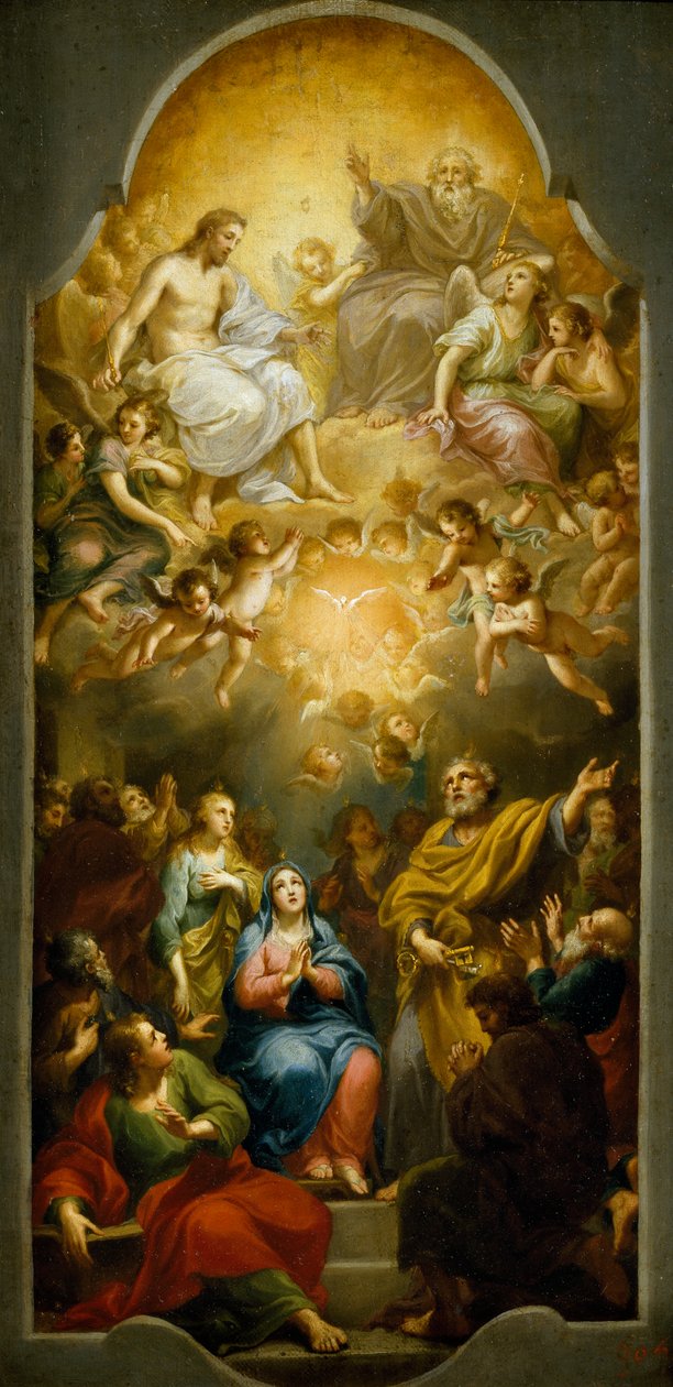 Zejście Ducha Świętego — Anton Raphael Mengs autorstwa Anton Raphael Mengs