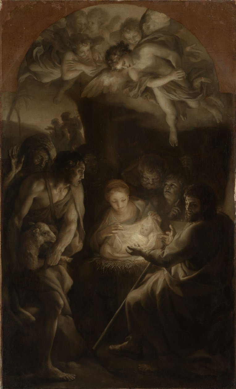 Pokłon pasterzy autorstwa Anton Raphael Mengs