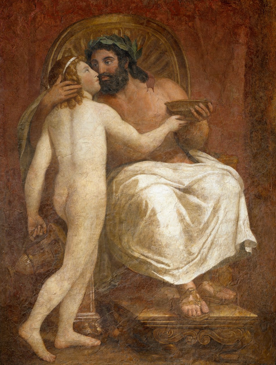 Jowisz całujący Ganimedesa — Anton Raphael Mengs autorstwa Anton Raphael Mengs