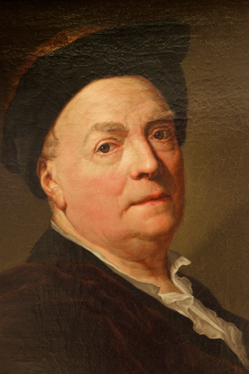 Louis de Silvestre, ok. 1745 (szczegół) autorstwa Anton Raphael Mengs