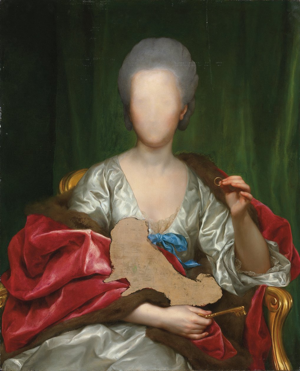 Mariana de Silva y Sarmiento (olej na desce) autorstwa Anton Raphael Mengs