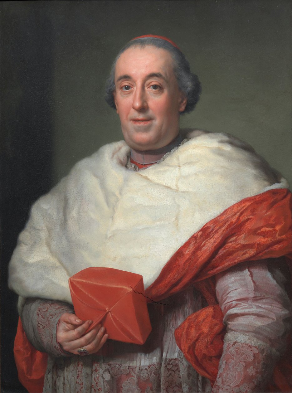 Portret kardynała Zelady autorstwa Anton Raphael Mengs
