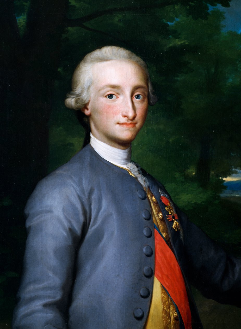 Portret Karola IV Burbona, Anton Raphael Mengs, obraz autorstwa Anton Raphael Mengs