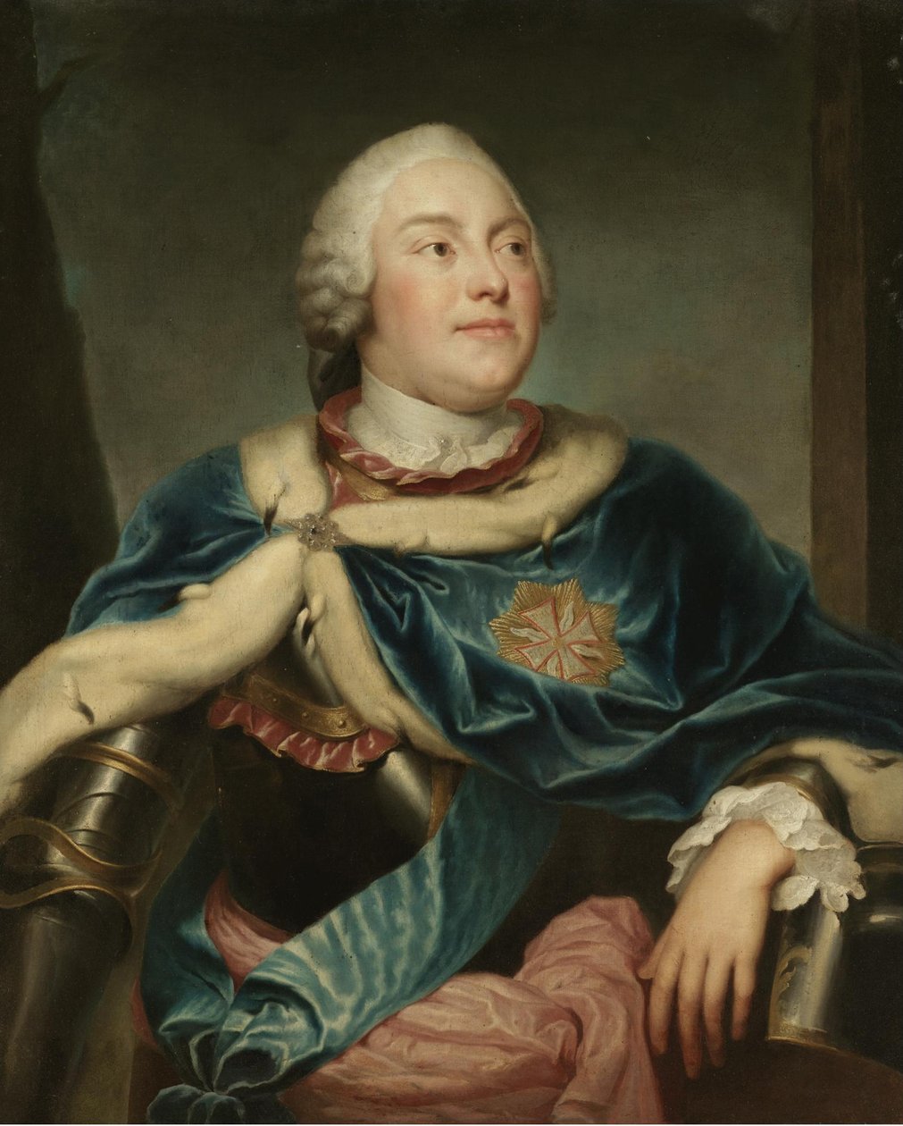 Portret Fryderyka Christiana, elektora saskiego 1722-1763 autorstwa Anton Raphael Mengs