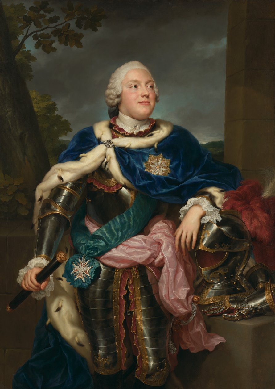 Portret Fryderyka Chrystiana, księcia Saksonii autorstwa Anton Raphael Mengs