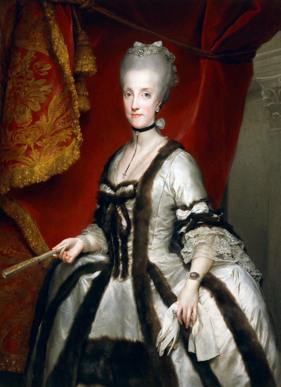 Portret Marii Karoliny Austrii, królowej Neapolu, autorstwa Antona Raphaela Mengsa autorstwa Anton Raphael Mengs
