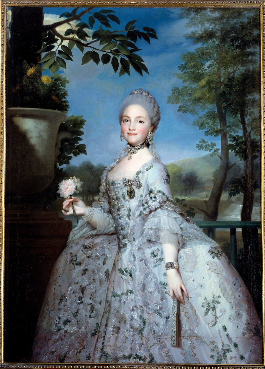 Portret Marii Ludwiki Parmy, księżnej Asturii (1751-1819) Obraz Antona Raphaela Mengsa (1728-1779) (wł.) XVIII w. Madryt, Muzeum Prado autorstwa Anton Raphael Mengs