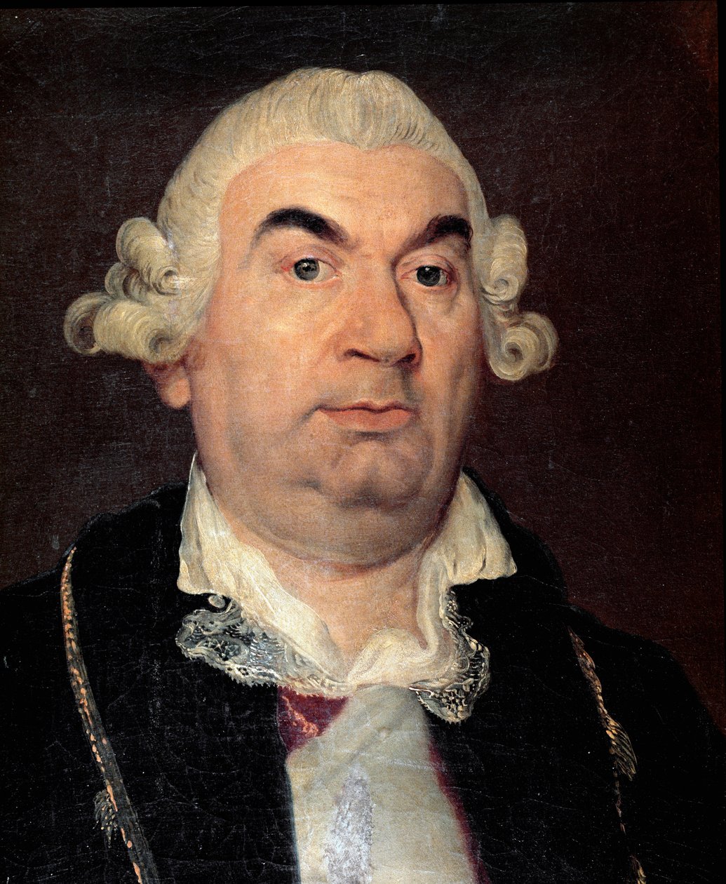 Portret włoskiego kompozytora Niccolo Jommelli (1714-1774) Obraz Antona Raphaela Mengsa (1728-1779) Bolonia XVIII w., Museo Civico Biblioteca Musicale autorstwa Anton Raphael Mengs