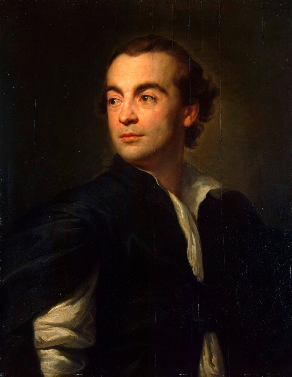 Portret historyka sztuki i archeologa Johanna Joachima Winckelmanna, 1717-1768, 1774-1776. autorstwa Anton Raphael Mengs