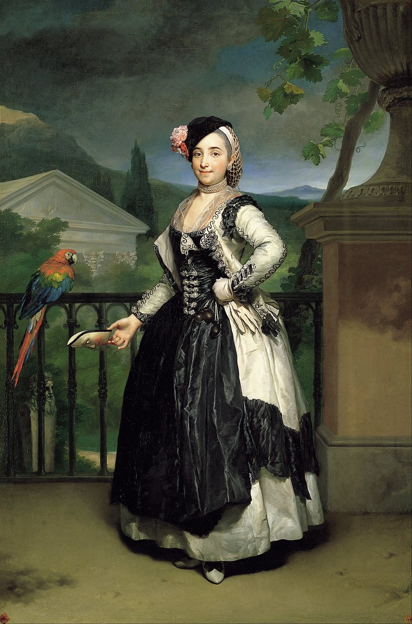 Portret markizy Llano autorstwa Anton Raphael Mengs