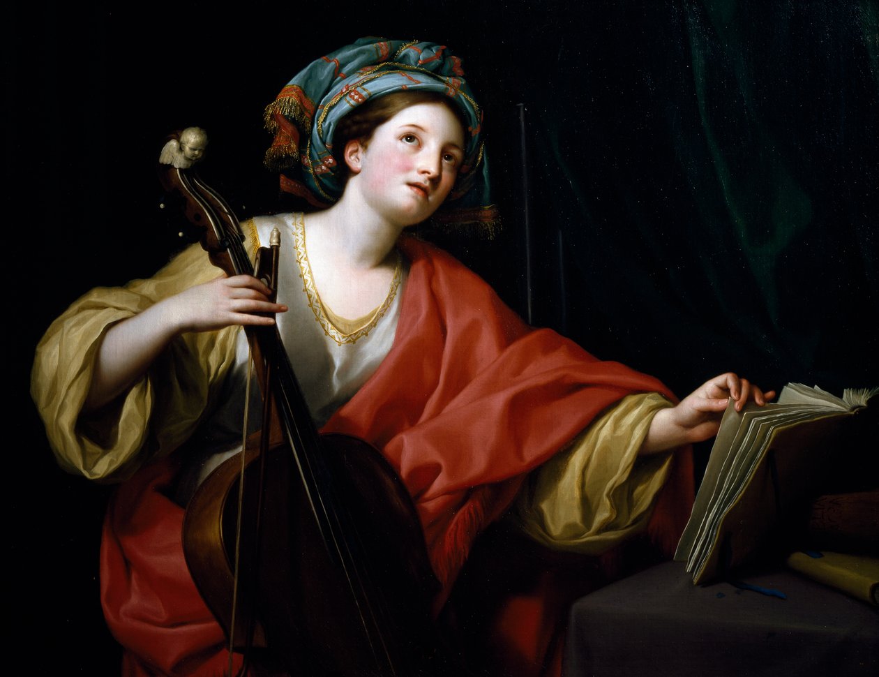 Święta Cecylia, autor Anton Raphael Mengs autorstwa Anton Raphael Mengs