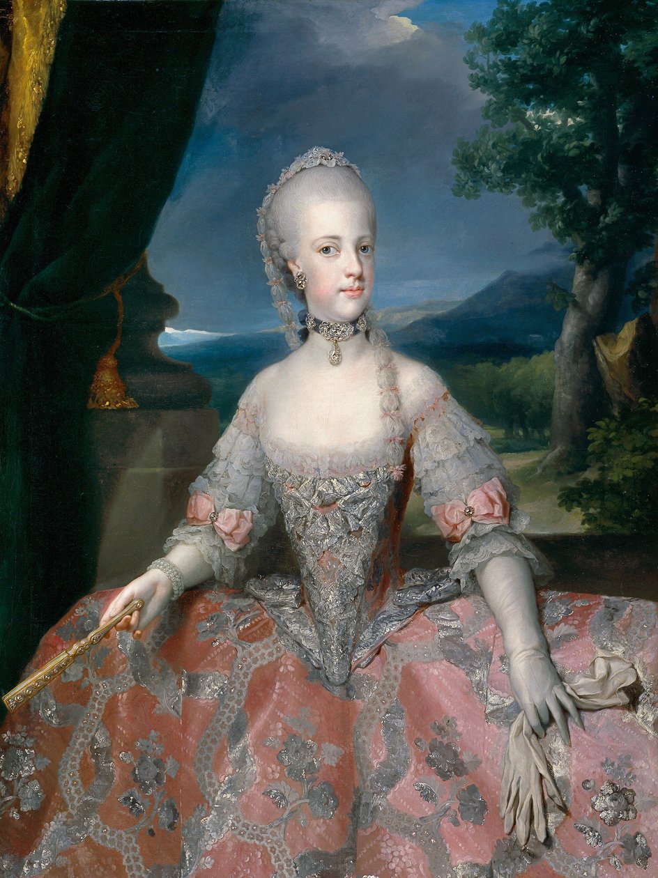 Hiszpański:  María Carolina de Habsburgo-Lorena, reina de Nápoles Maria Karolina Habsbursko-Lotaryńska, królowa Neapolu autorstwa Anton Raphael Mengs