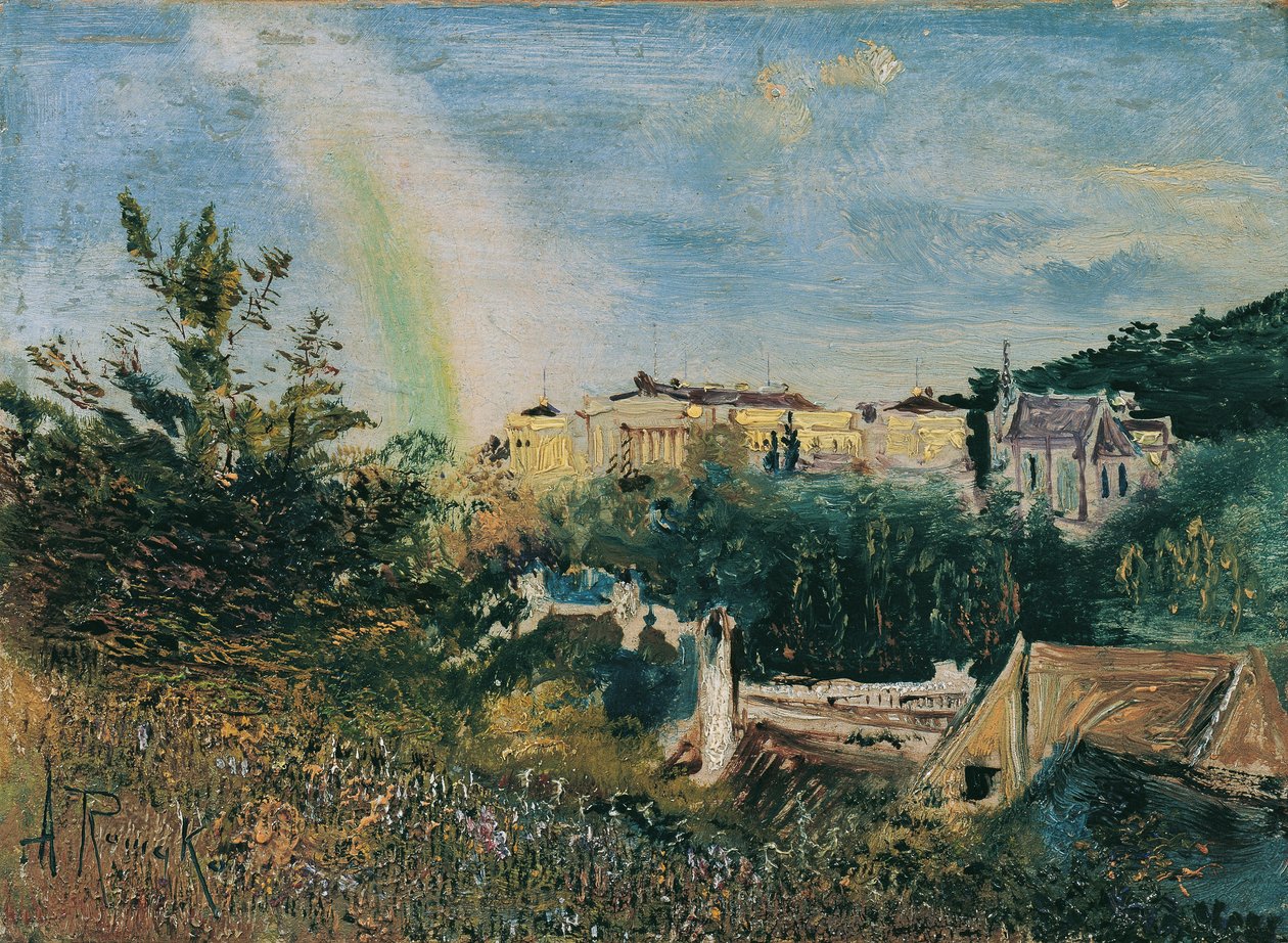 Weilburg w pobliżu Baden autorstwa Anton Romako