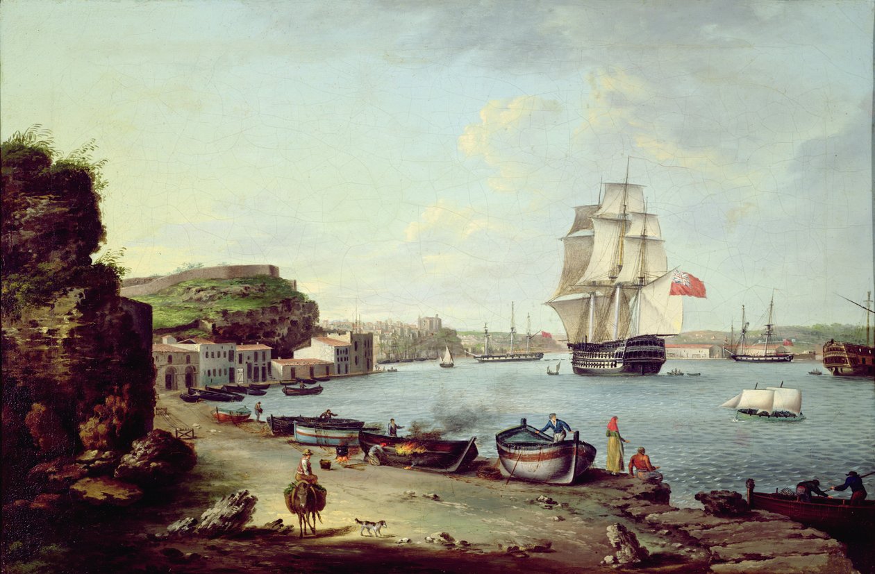 Port Port Mahon, Minorka autorstwa Anton Schantz