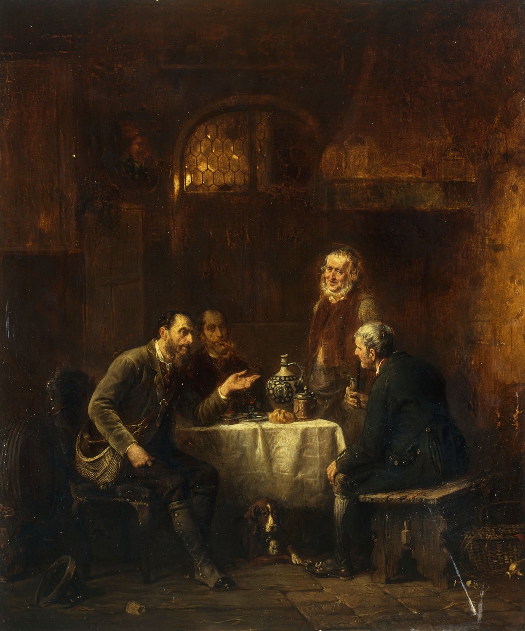 Historia myśliwego, 1867 autorstwa Anton Seitz