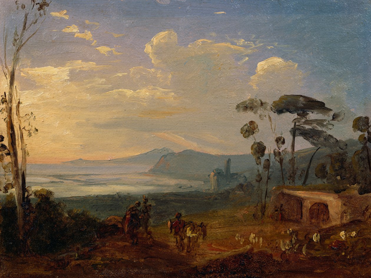 Bacoli i Campo Miseno autorstwa Anton Sminck Pitloo