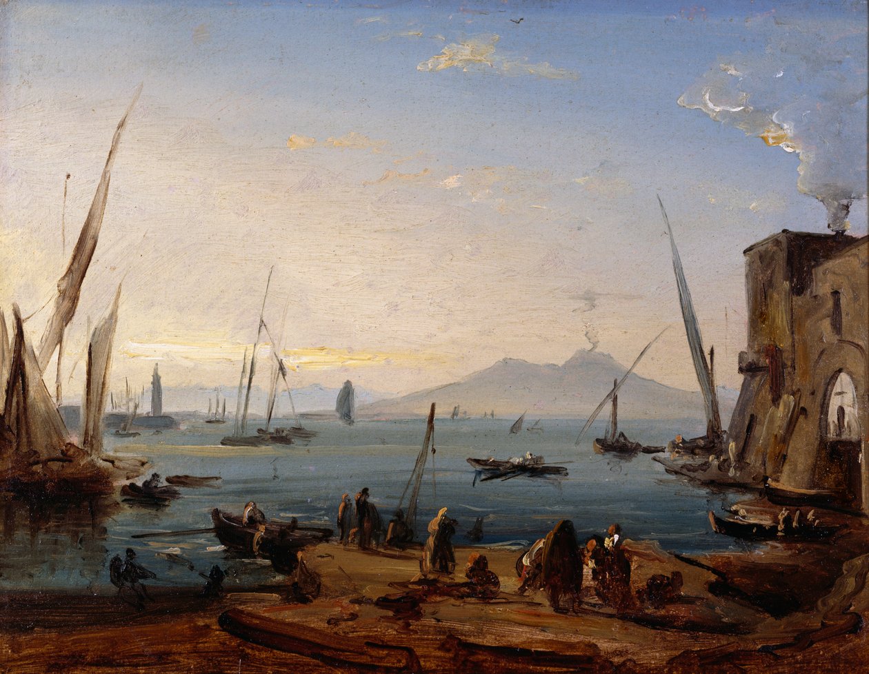 Przylądek Posillipo autorstwa Anton Sminck Pitloo