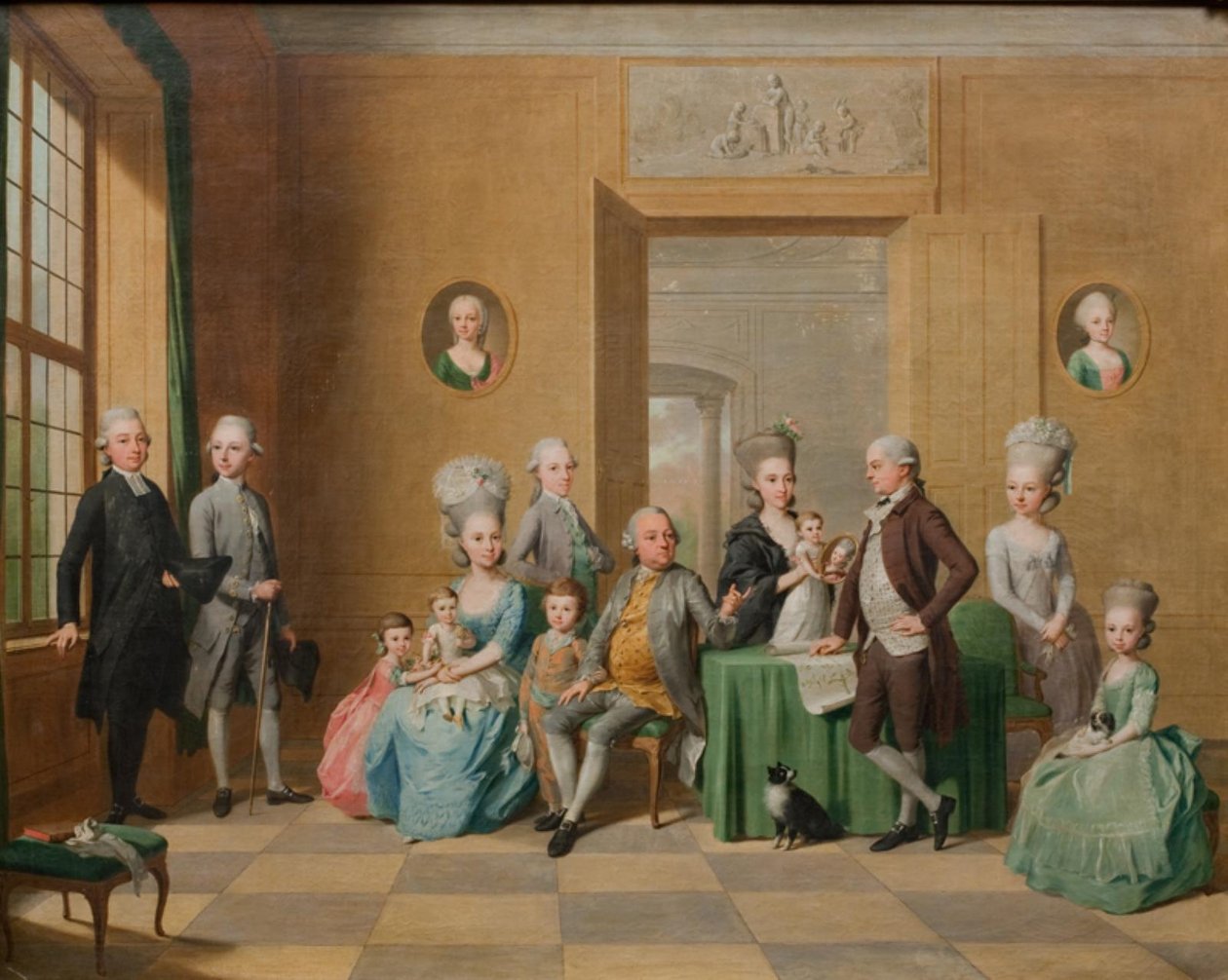 Rodzina Souchay autorstwa Anton Tischbein