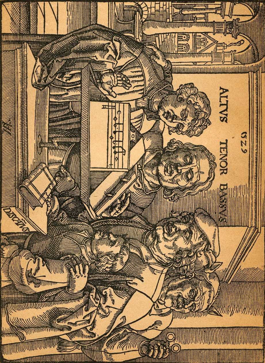 Rzadki drzeworyt Antona Von Wormsa Antona Woensama, 1899. autorstwa Anton Woensam